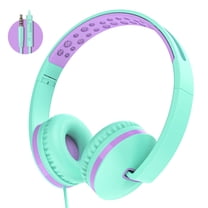 Seenda N-018 Wired Kids Headphones with Microphone, Safe Volume Control, Back to School Supplies, New