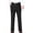 Black, variant on Mens daily commute trousers anti wrinkle fine craft casual dress pants multi formal occasion business meeting social use Black 35