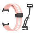thumbnail image 1 of Correa Muñeca Reloj Banda Silicona para Google Pixel Watch 2022 ( ) Rosa Blanco, 1 of 9
