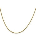 thumbnail image 2 of FJC Finejewelers 14k Yellow Gold Quadra Wheat Chain Necklace, 2 of 4