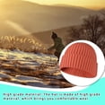 thumbnail image 4 of Minnieouse Adultos Beanie Engrosado Delicado Al aire libre Mujeres Hombres Gorros de punto Sombrero con color simple para el invierno Vistiendo Type2 NO2, 4 of 6