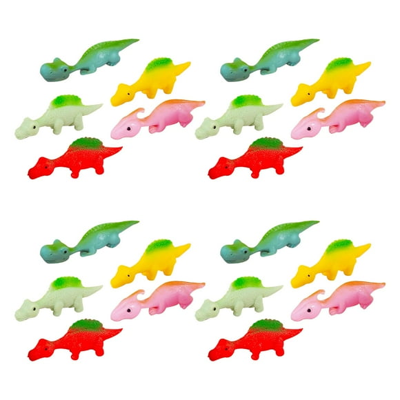 LILELIS 20pcs Dinosaur Finger Toys Dinosaur Children's Day Toys Elementary Students Whole Class Worm Farms for Kids Y Wing