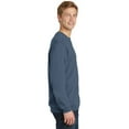 thumbnail image 3 of Port & Company Pigment Dyed Crewneck Sweatshirt-4XL (Denim Blue), 3 of 6