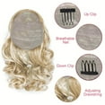 thumbnail image 6 of FSTDelivery Beige Short Curly Human Hair Wigs for Women, Ponytail Extension Ladies Wigs Synthetic Natural Wigs Various Colors Available Daily Wear Party and Cosplay Soft Wigs 10 Inch Wigs, 6 of 7