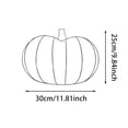 thumbnail image 2 of Pumpkin Wreath Frame DIY Metal Wire Form – 11.8" x 9.84" Fall Craft Base for Wreaths Door Decor & Seasonal Displays, 2 of 3