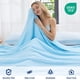 thumbnail image 5 of Manta refrescante QUTOOL para personas que duermen caliente, tamaño doble, azul, 5 of 7