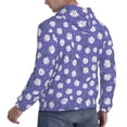 thumbnail image 6 of Kdxio Daisies Flowers Print Mens Casual Hooded Collar Drawstring Hoodies Pullover Sweatshirts Casual Long Sleeve Shirts-XX-Large, 6 of 7