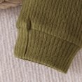 thumbnail image 4 of Odeerbi Infant Boys Girls Fall Winter Outfits Solid Color Sweatsuits Cute Tracksuit Children's Cotton Solid Color Warm Sweatshirt Sweatpants Suit Infant Clothes Green, 4 of 7