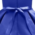 thumbnail image 3 of ATOGUTA Girls Short Sleeve Dresses Bridesmaid Summer Wedding Pageant Dresses Princess Birthday Party Size 2T-10, Blue, 3 of 5