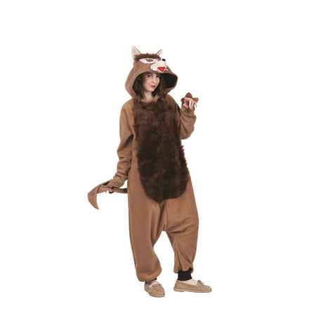 Graywind Wolf Adult Funsie Costume