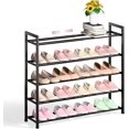 thumbnail image 1 of Expandable Shoe Rack for Closet \uC\uD Adjustable Shoe Rack for Small Space Small Shoe Organizer for Front Door Sturdy Metal, 1 of 7