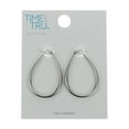 thumbnail image 2 of Time and Tru Tear Drop Hoop Earring Imrho, 2 of 2