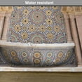 thumbnail image 6 of Ambesonne Moroccan Place Mats Set of 4, Rabat Hassan Tower, Standard Size, Apricot Pale Brown, 6 of 6