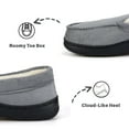 thumbnail image 7 of BERANMEY Moccasins Slippers for Men House Slippers Indoor Outdoor Plush Mens Bedroom Shoes with Hard Sole, 7 of 7