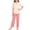 Pink, variant on NAISIBABY Outfit Sets for Girls, Long Sleeve Tops and Pants 2-Piece Home Clothes Pink Size 7