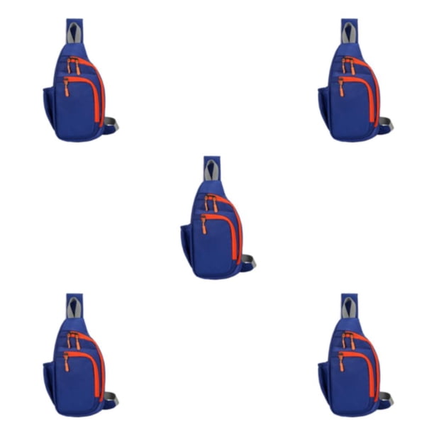 Minnieouse Bolsas de pecho duraderas y funcionales para mujer Accesorios ligeros y de moda Bolsa de pecho de moda azul oscuro Type2 NO2