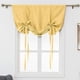 thumbnail image 1 of Zhuge Cortina opaca con lazo, aislante térmico, ajustable, para ventanas pequeñas, con bolsillo para barra (46" x 63", amarillo), 1 of 5