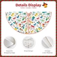thumbnail image 3 of Bingfone Christmas Tree Skirt Mat Christmas Decoration Interior 30" -Transport1, 3 of 6
