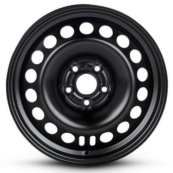 16 Inch Steel Wheel Rim For 11-17 Chevy Cruze 5 Lug 105mm 16 Spokes Black 16x6.5
