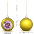 thumbnail image 2 of Invader Zim Gir Planet Christmas Balls Sparkling Christmas Tree Hanging Ornaments Party Home Decor Xmas Christmas Gifts, 2 of 7