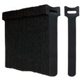 thumbnail image 1 of Bridas para cables Oksdown, reutilizables, negras, 50 unidades, 12 mm x 150 mm, nailon, 1 of 6