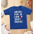 thumbnail image 4 of Shop4Ever I Heart U ABC's  Love You Toddler's Cotton T-Shirt 3T Royal Blue, 4 of 6