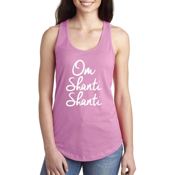 Om Shanti Shanti Racerback Tank