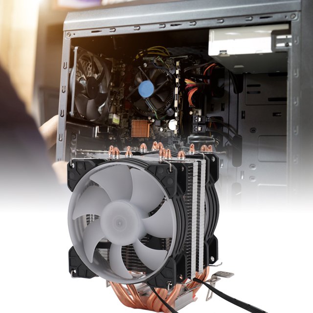 Enfriador de CPU ANGGREK Ventiladores de Refrigeración de Doble Torre Iluminación RGB para AM2 AM2+ AM4 AM3+