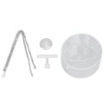 thumbnail image 2 of Clear Window Bird Feeders, Sturdy Round Shape Wild Bird Feeders Hanging Chain Precise Discharge   For Garden, 2 of 8