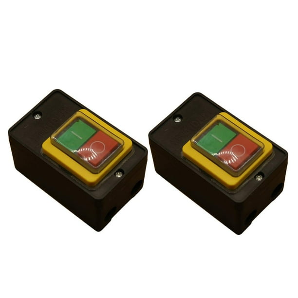 2x Taladro Impermeable Banco Botón De Arranque Interruptor De Encendido / Apagado