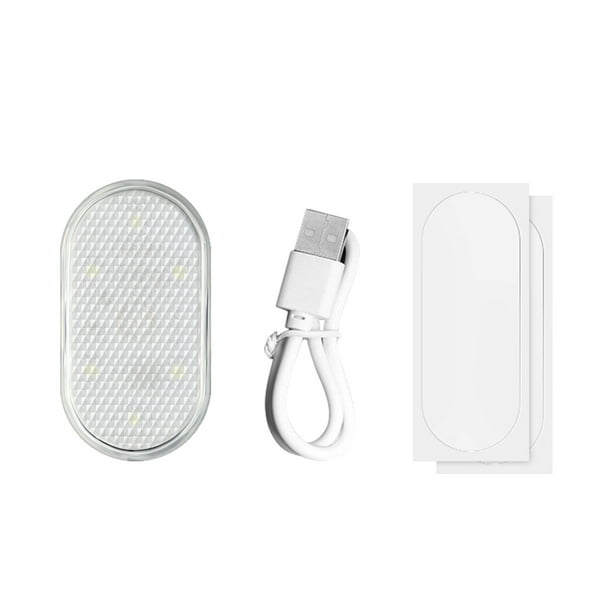 Luz táctil Jumpingount recargable LED brillante Lámparas de techo automóvil interior Atmósfera inspección iluminación Pie 1pc luz blanca EL006027-03B