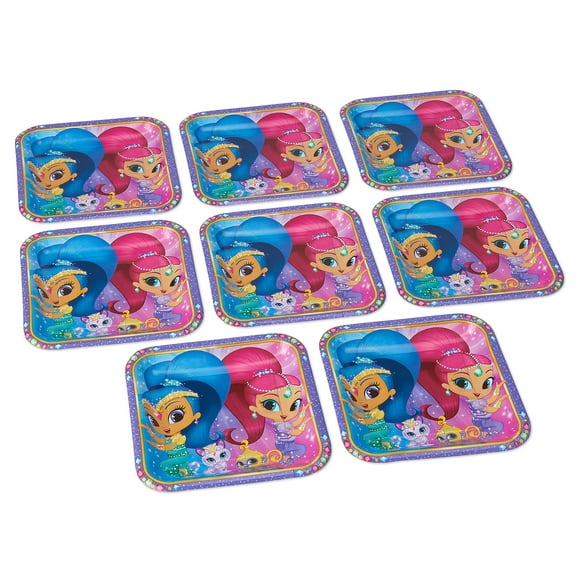 American Greetings Plaque Carrée Scintillante et Brillante (8 Chiffres), 9"