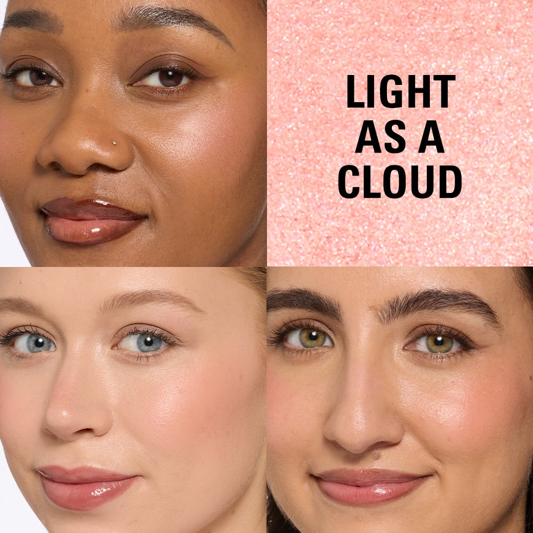 Revolution Beauty Bouncy Blur Blush, Blurring Finish, Buildable, Light As A Cloud, 1 Count, 0.19oz