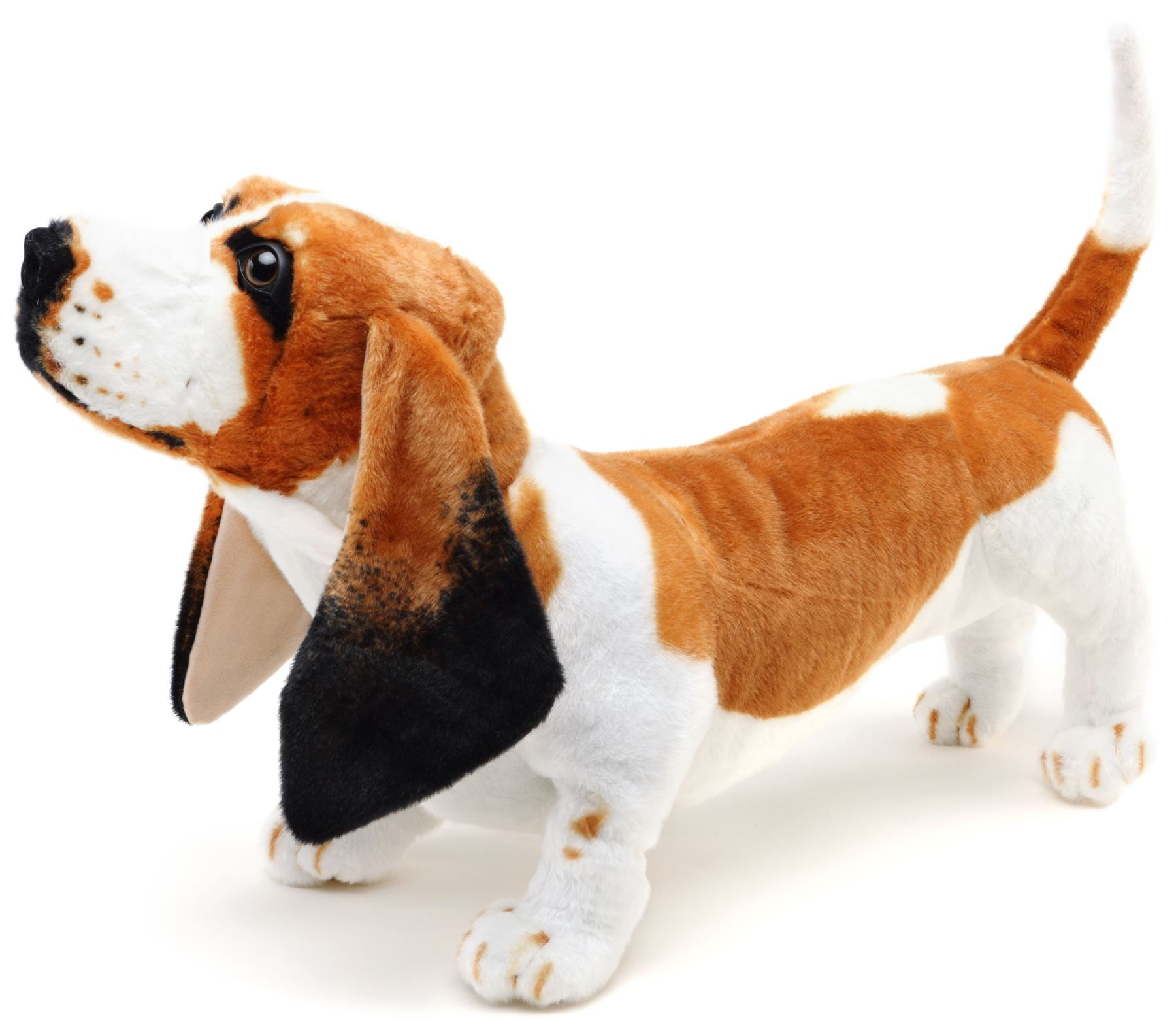 Hubert the Basset Hound Over 2 Foot Long Stuffed Animal Plush