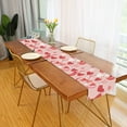 thumbnail image 2 of Yayeee Table Runner 70 inches Long Home Kitchen Dinning Party Decoration, Bunnies and Hearts, 2 of 7