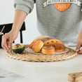 thumbnail image 6 of 15" Decorative Weave Water Hyacinth Round Mat Charger Plates for Dining Table, 6 of 7