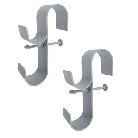 

AquaJoyer Pool Leaf Net Holder Above Ground Pool Pole Hanger Above Ground Pool Accessories Adjustable Telescopic Pool Pole Hooks Pool Brush Hanger Tool Holder Pool 2pc Purse Racks for Purses