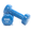 Blue, variant on Power Systems 1 lb Deluxe Vinyl Dumbbells Set, Pair of Dumbbell Weight with Non-Slip Grip (Orange)