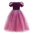 thumbnail image 2 of IBTOM CASTLE Kids Girls Princess Long Maxi Puffy Dress Halloween Christmas Cosplay Fancy Dress up Birthday Party Carnival Evening Pageant Prom Ball Gown, 2 of 6