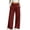 Red, variant on THNCYX Womens Solid Color Sweatpants With Pockets Elastic High Waist Long Casual Pants
