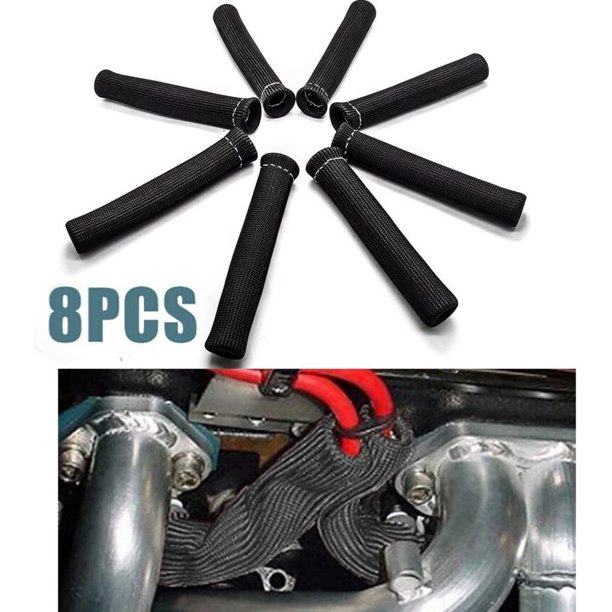 EIMELI 8 Packs Car 1200 Degree Spark Plug Heat Protector Insulating