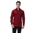 thumbnail image 5 of Damipow Mens Button Down Shirts Regular Fit Long Sleeve Cotton Dress Shirt,Sizes S-2XL,Mens Shirts, 5 of 6