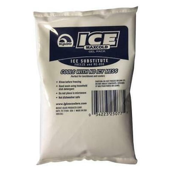 6 Pack Igloo MaxCold Ice Gel Pack 8 oz. Blue