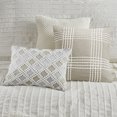 thumbnail image 4 of Gracie Mills Cora Oversized Cotton Clipped Jacquard Comforter Set with Euro Shams Throw Pillows - GRACE-13615, 4 of 5