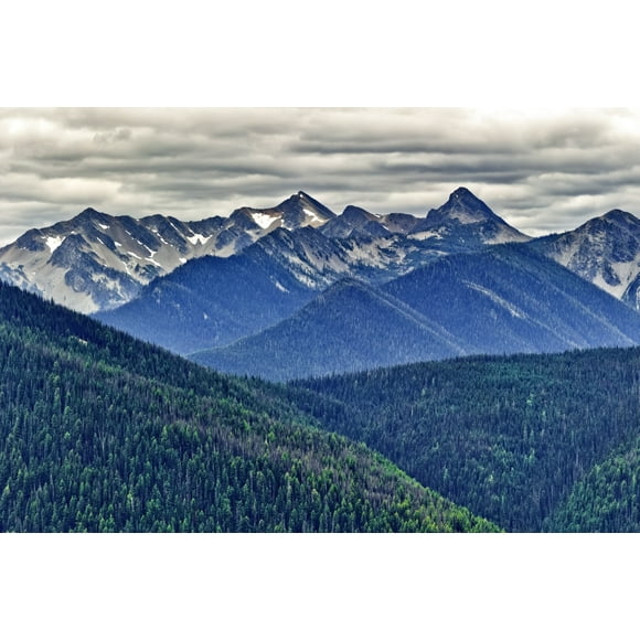 EC Manning Provincial Park and the Cascade Mountains; British Columbia, Canada Poster Print by The Nature Collection (17 x 11) # 12574126