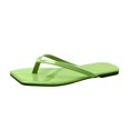 thumbnail image 1 of Amzcrzy Zapatos de mujer,Zapatos de mujer,Zapatillas de mujer, Chanclas casuales multicolores planas cuadradas de color liso para mujer de moda de verano Sandalias Mujer Zapatillas De Casa, 1 of 7