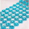 thumbnail image 2 of Craft and party Diamond Flower Shape Mesh Wrap Roll Faux Rhinestone Crystal Ribbon 4" x 10 yards (30 ft), 2 of 2