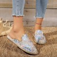 thumbnail image 4 of NOKIO Clearence Women’s Asian-Style Floral Mesh Sandals Breathable Indoor Slides Medium Width Non-Slip Sole Lightweight House Slippers for Summer, 4 of 7