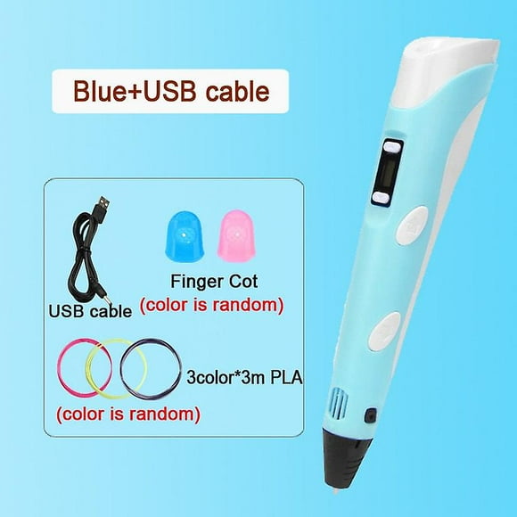3D pen diy drawing pen with lcd screen compatible pla filament toys safe paiting for children kids christmas birthday gift