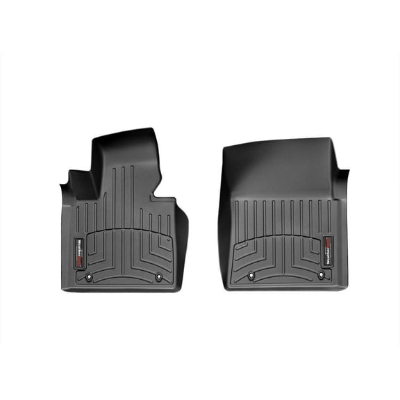 WeatherTech Custom Fit FloorLiners compatible with Land Rover Rover Range Rover - 1st Row (Driver & Passenger), Black